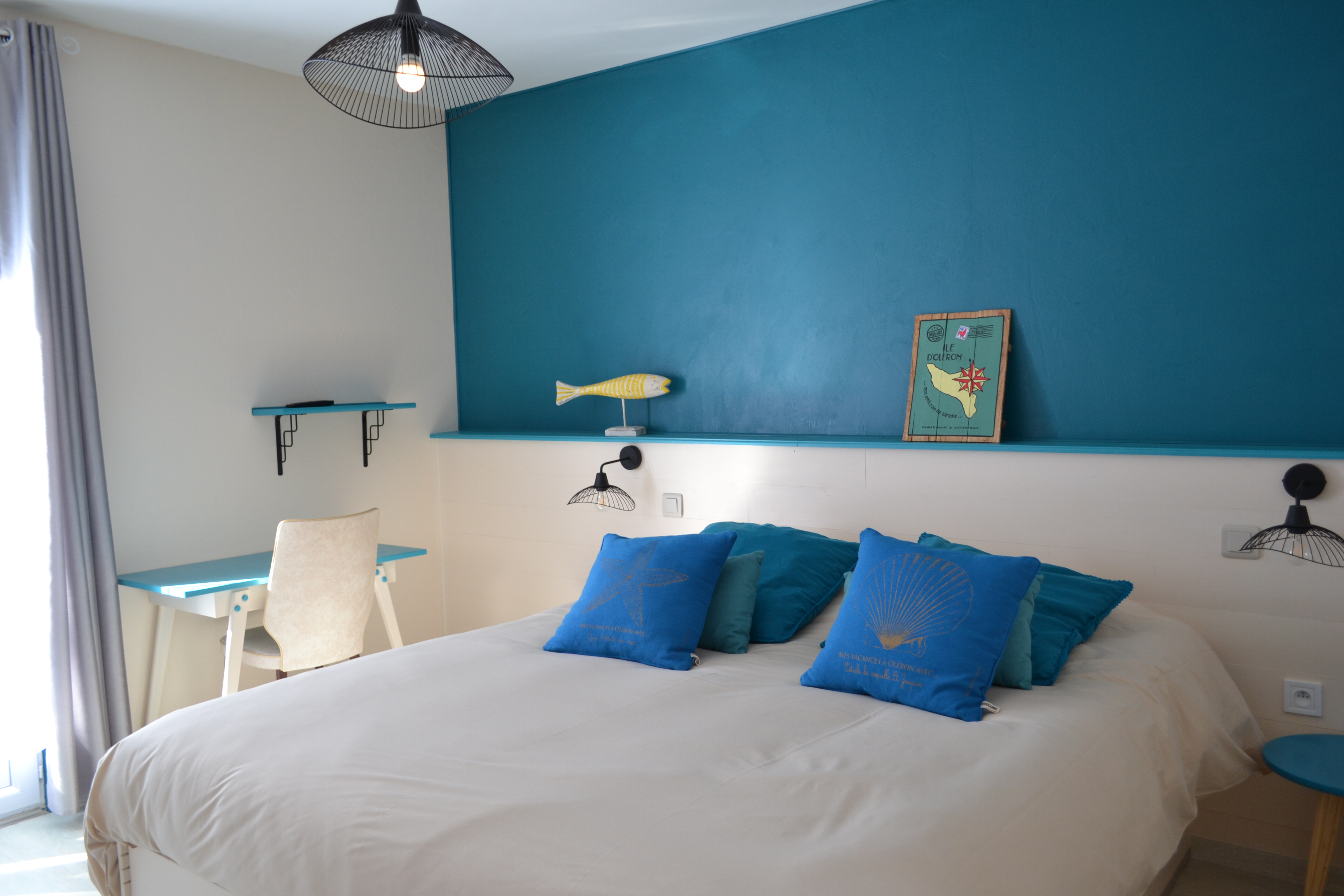 superior room for 2  - 160cm bed and terrace - atlantic Hotel - oleron Island west cost ocean